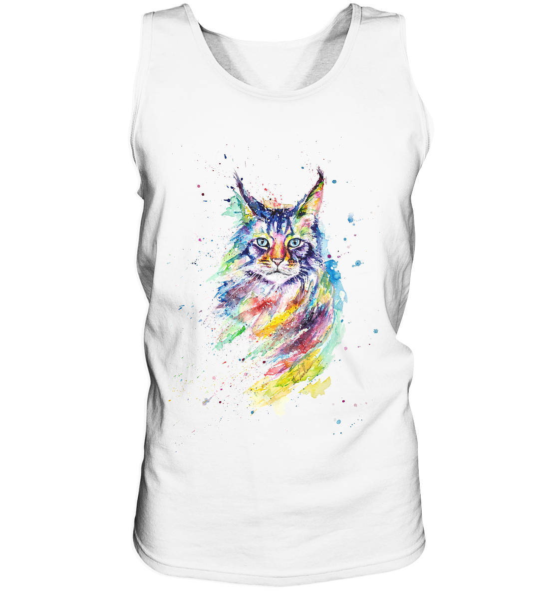 Bunte Katze - Tank-Top