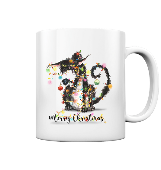F*U-Cat - Merry Christmas - Tasse glossy