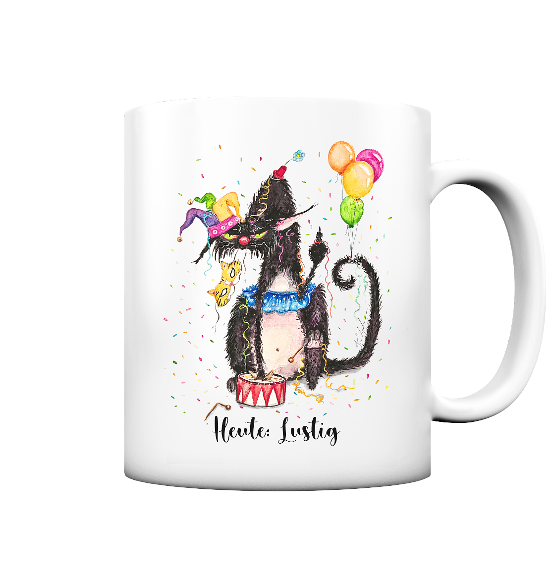 Lustige F*U-Cat - Tasse matt