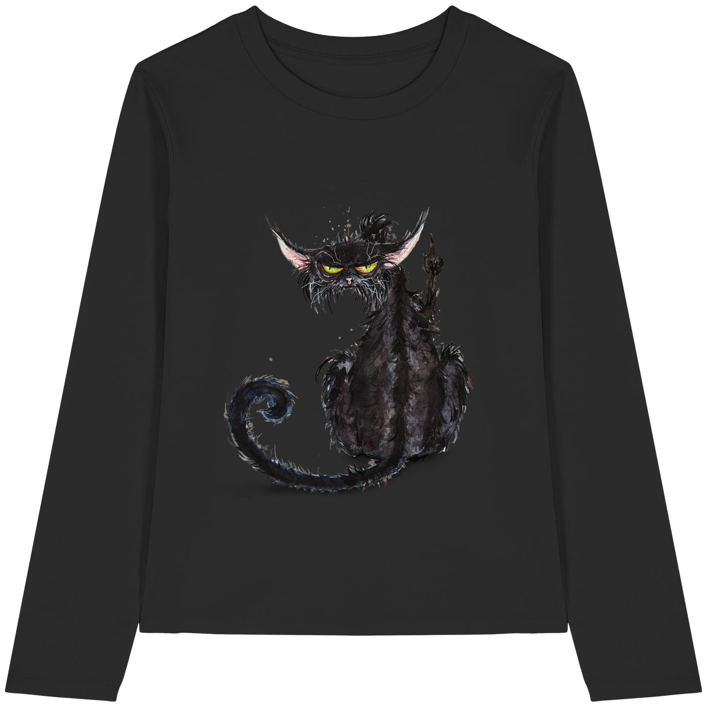 F*U-Cat - Womens Organic Longsleeve T-Shirt