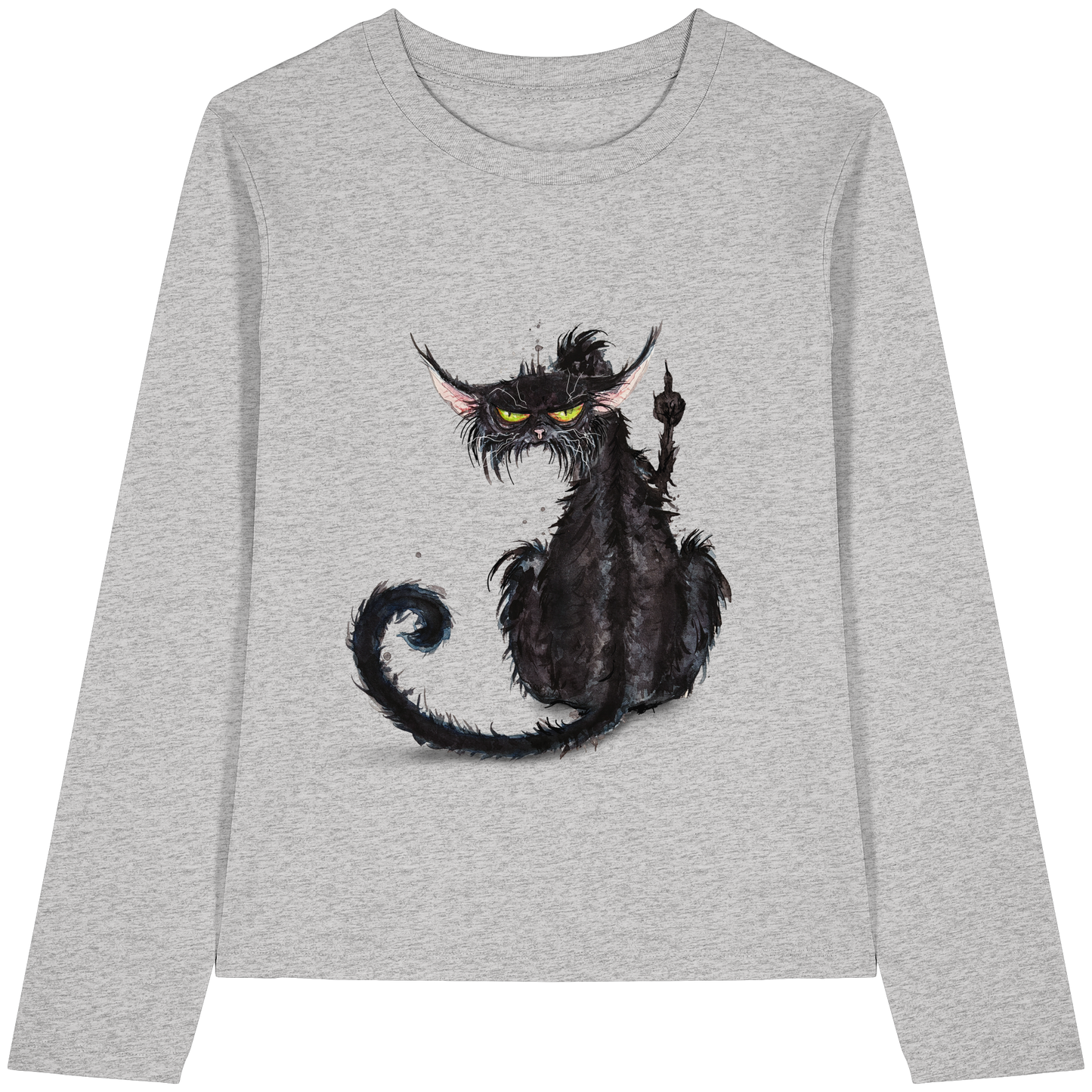 F*U-Cat - Womens Organic Longsleeve T-Shirt
