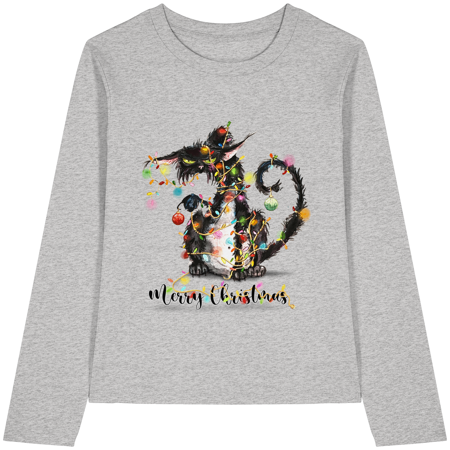 F*U-Cat - Merry Christmas - Womens Organic Longsleeve T-Shirt