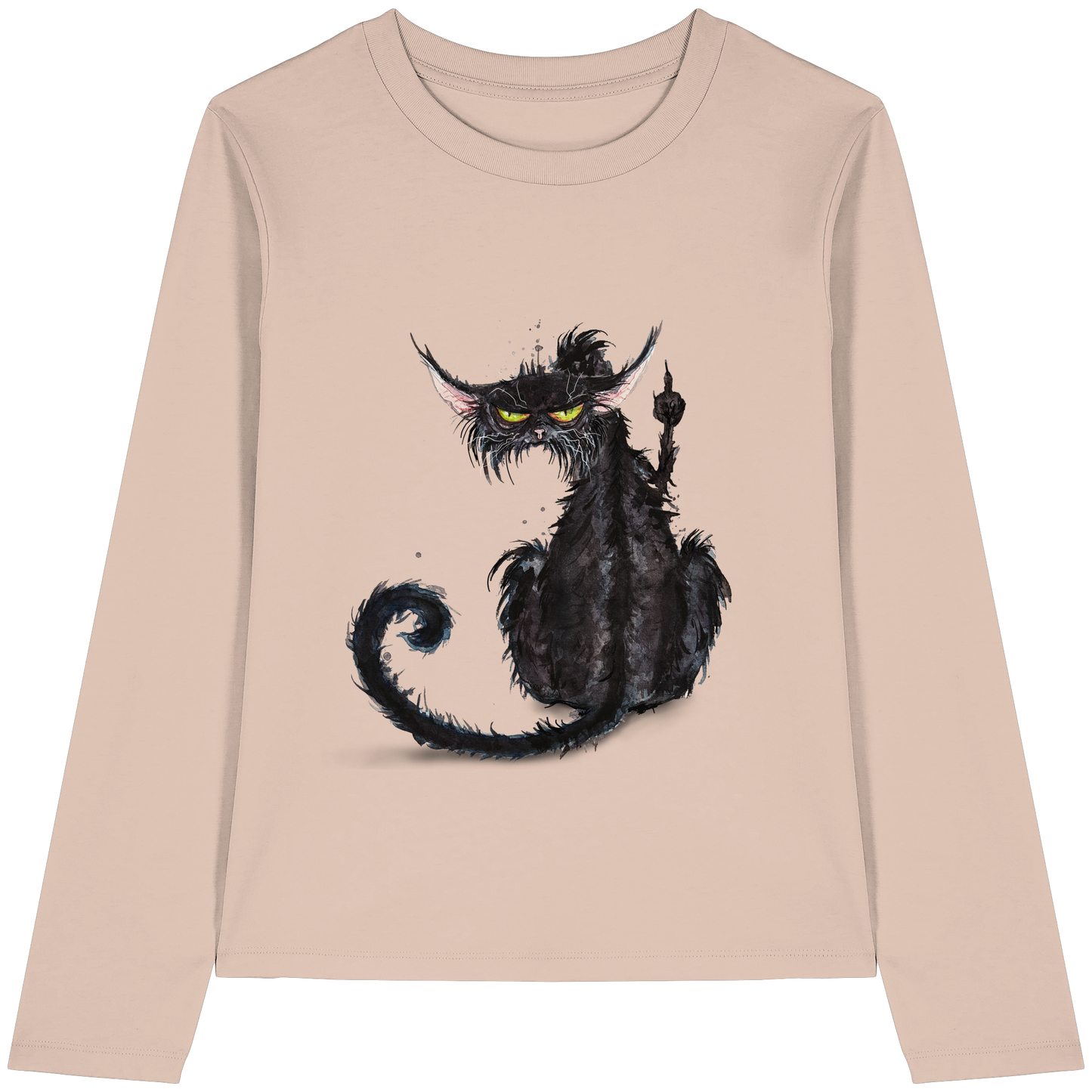 F*U-Cat - Womens Organic Longsleeve T-Shirt