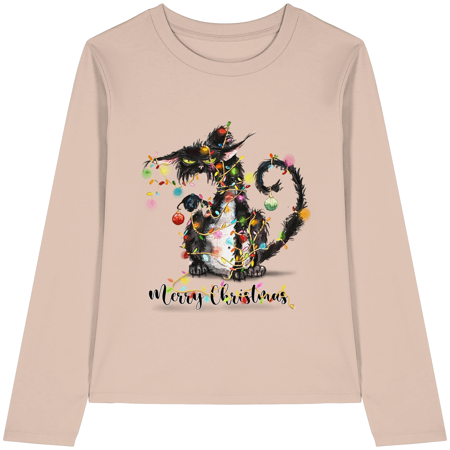 F*U-Cat - Merry Christmas - Womens Organic Longsleeve T-Shirt