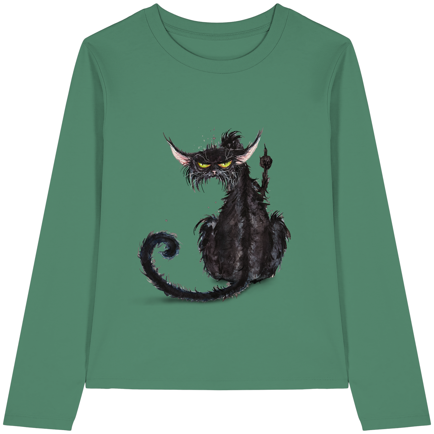 F*U-Cat - Womens Organic Longsleeve T-Shirt