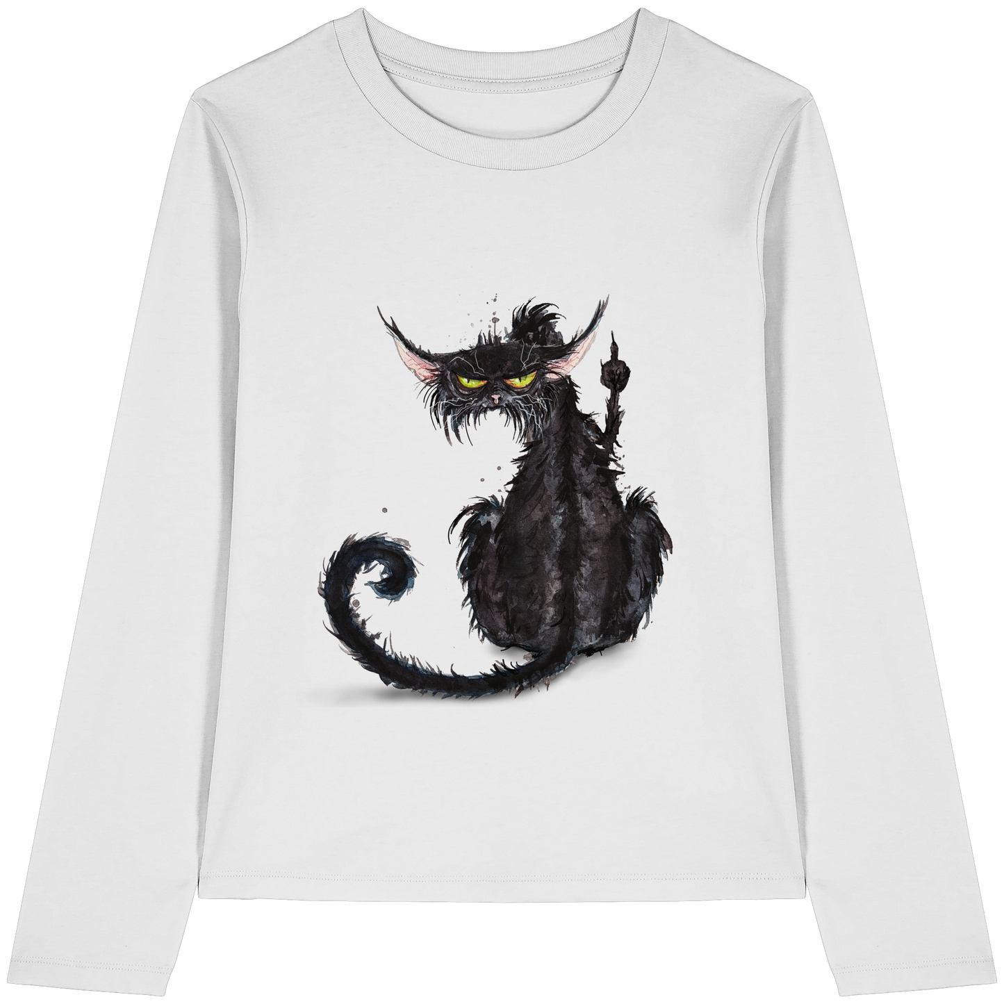 F*U-Cat - Womens Organic Longsleeve T-Shirt