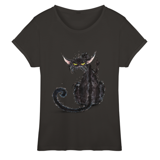 F*U-Cat - Womens Roll-Up T-Shirt
