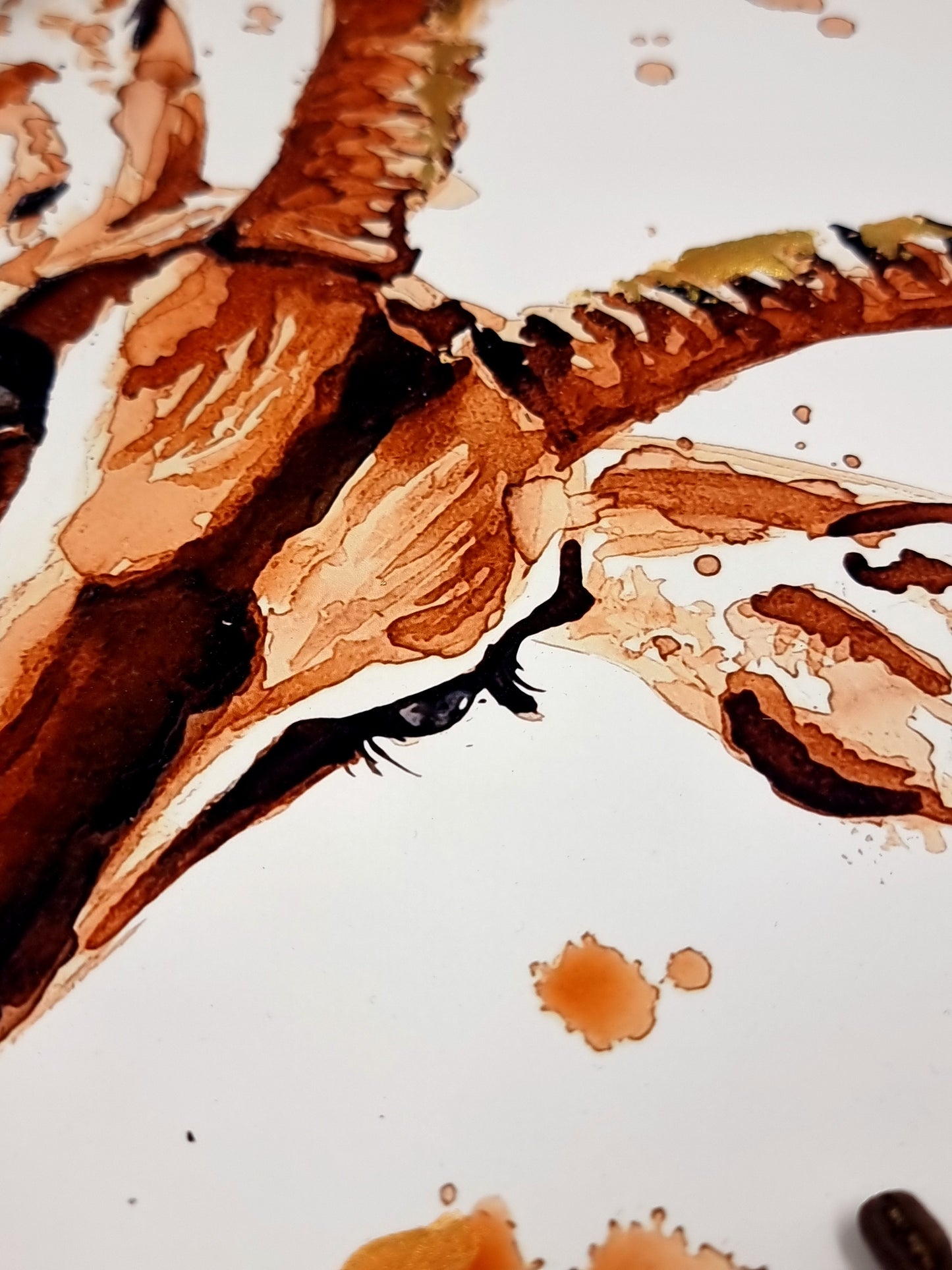 Impala in Kaffee - Kunstdruck - Mo