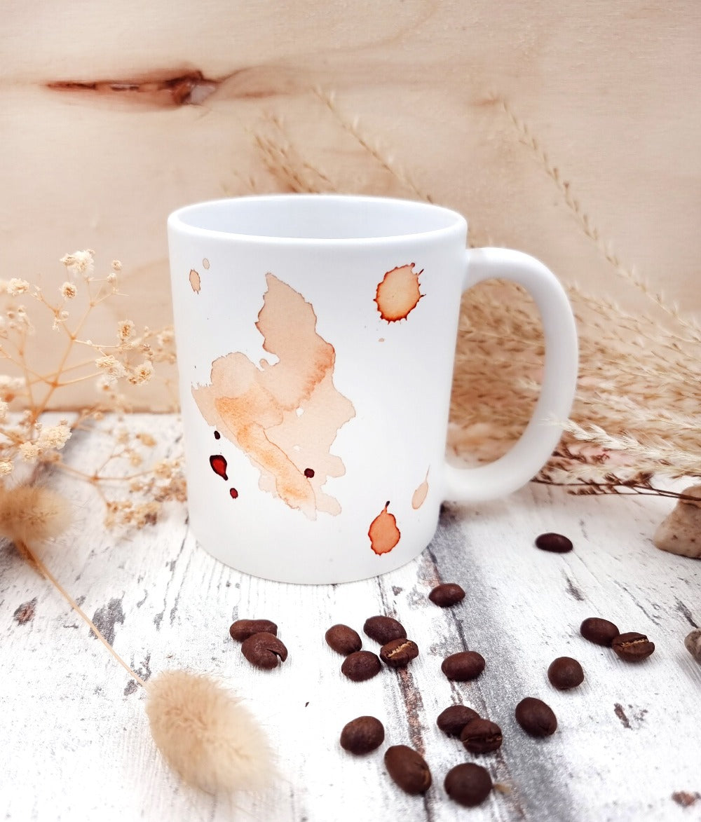 Tasse mit Frauenportrait Monique