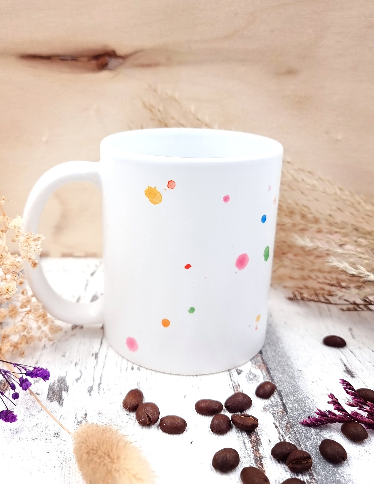 Tasse mit buntem Löwen Harvey