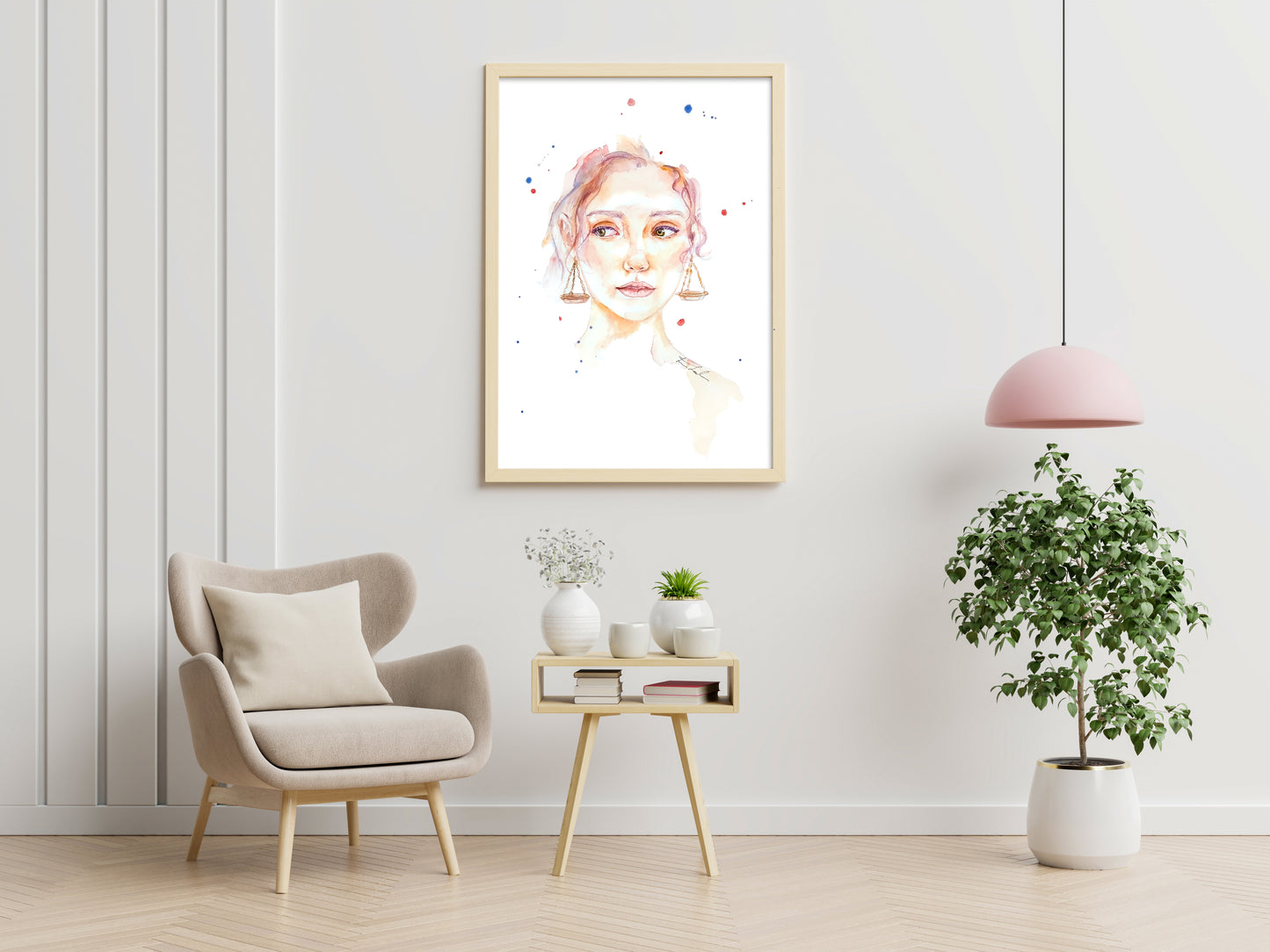 Sternzeichen Waage - Kunstdruck