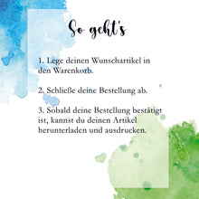 Lade das Bild in den Galerie-Viewer, Stundenplan mit Chamäleon zum herunterladen und ausdrucken
