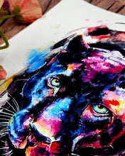 Lade das Bild in den Galerie-Viewer, Panther in Aquarell
