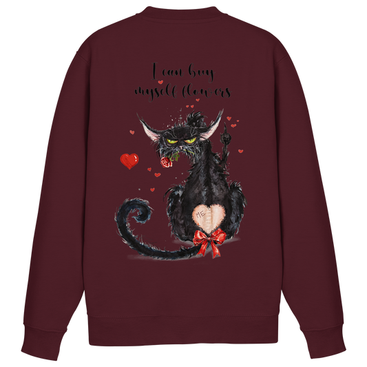 F*U-Cat- Love - Druck Hinten - Basic Sweatshirt