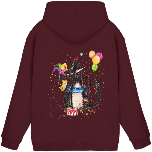 F*U-Cat- Karneval - Druck Hinten - Basic Unisex Hoodie