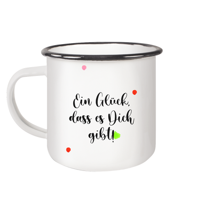 Tasse Wanda  - Emaille Tasse (Black)