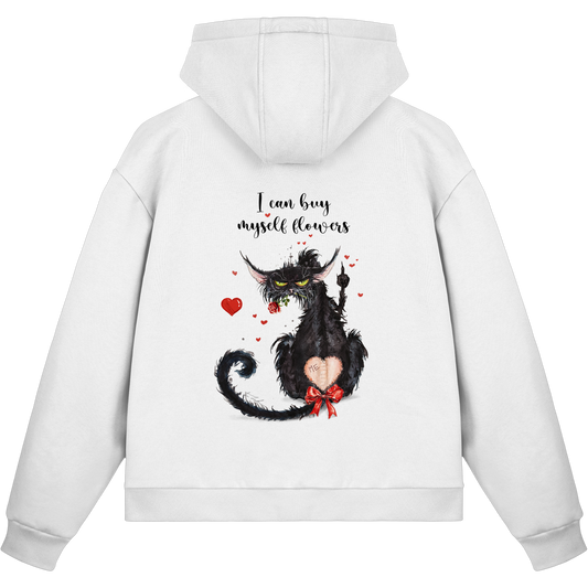 F*U-Cat- Love - Druck Hinten - Fluffy Boxcut Zipper