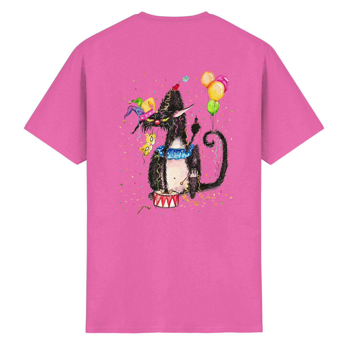 F*U-Cat- Karneval - Druck Hinten - Heavy Cotton T-Shirt