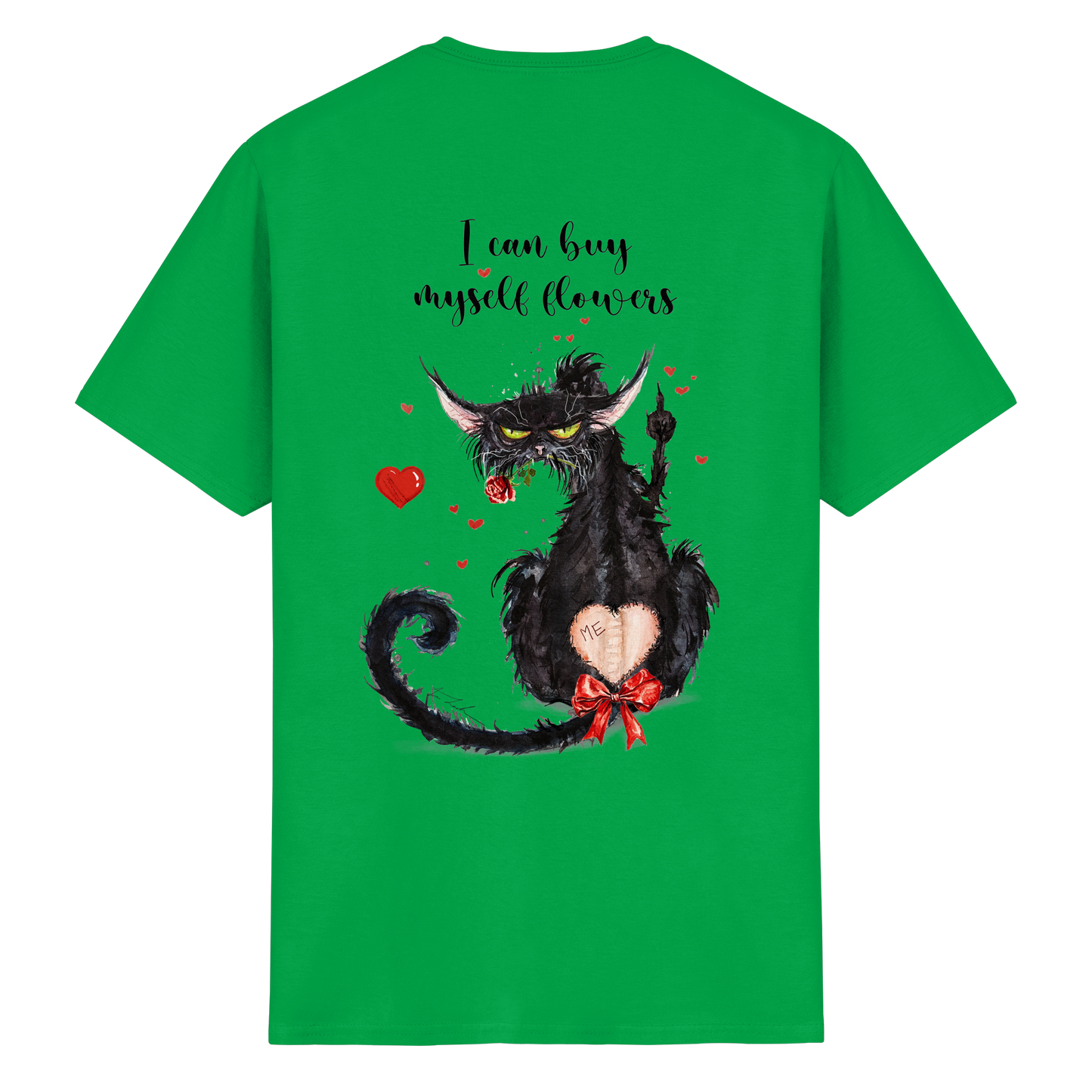 F*U-Cat- Love - Druck Hinten - Heavy Cotton T-Shirt