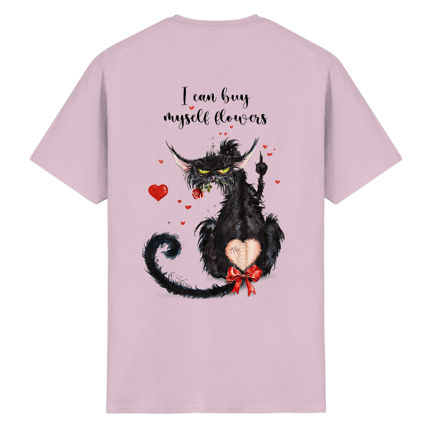 F*U-Cat- Love - Druck Hinten - Heavy Cotton T-Shirt