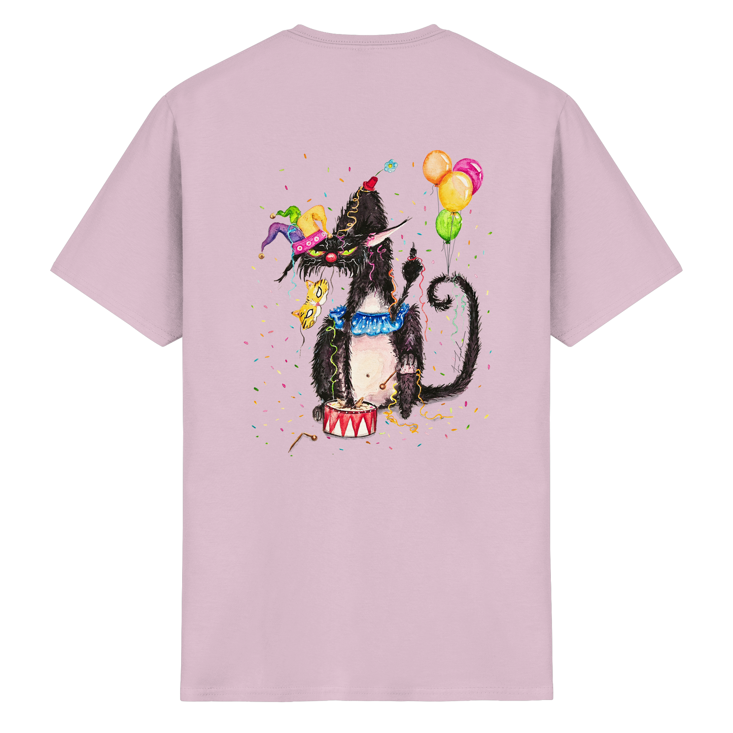 F*U-Cat- Karneval - Druck Hinten - Heavy Cotton T-Shirt