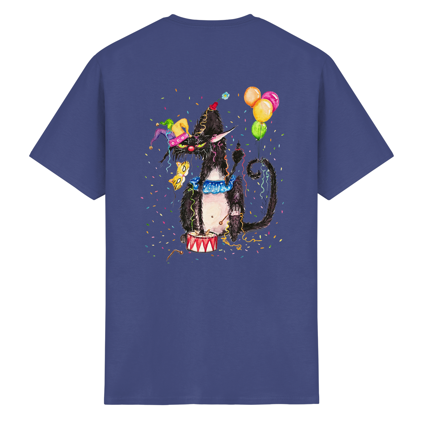 F*U-Cat- Karneval - Druck Hinten - Heavy Cotton T-Shirt