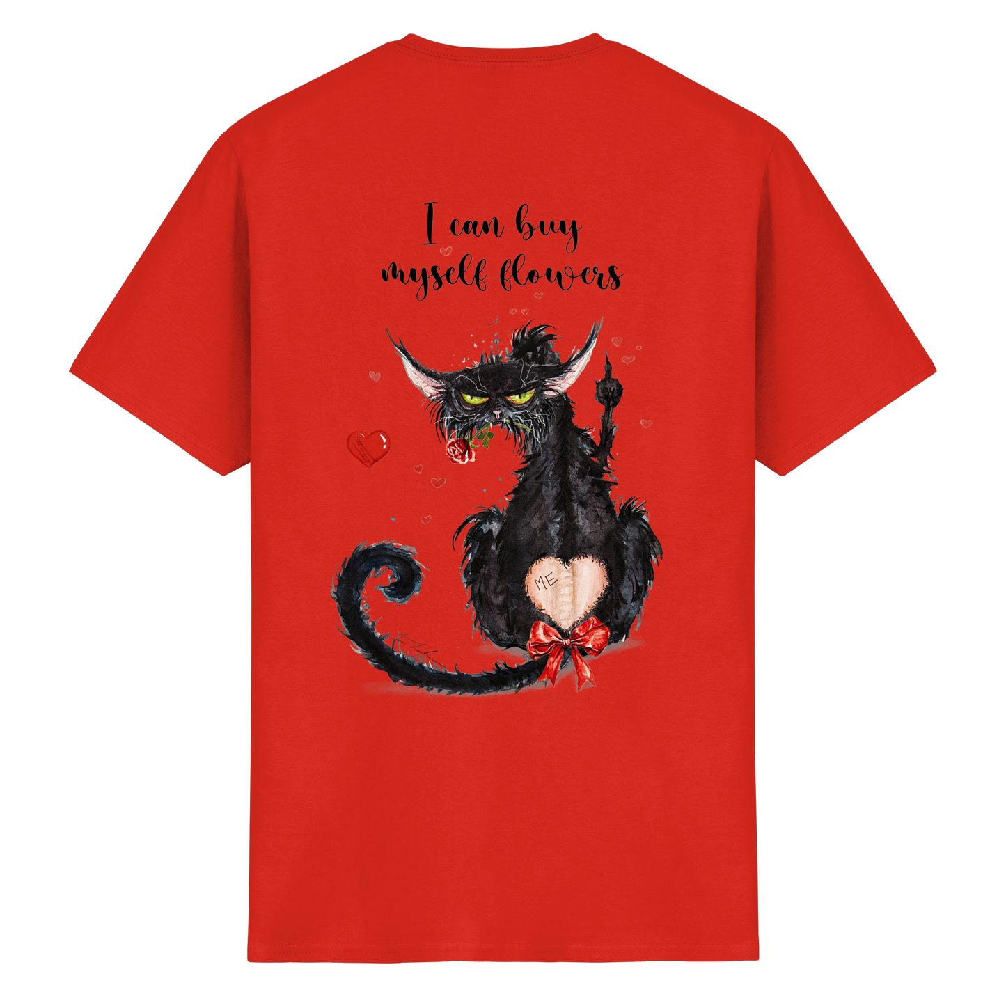 F*U-Cat- Love - Druck Hinten - Heavy Cotton T-Shirt