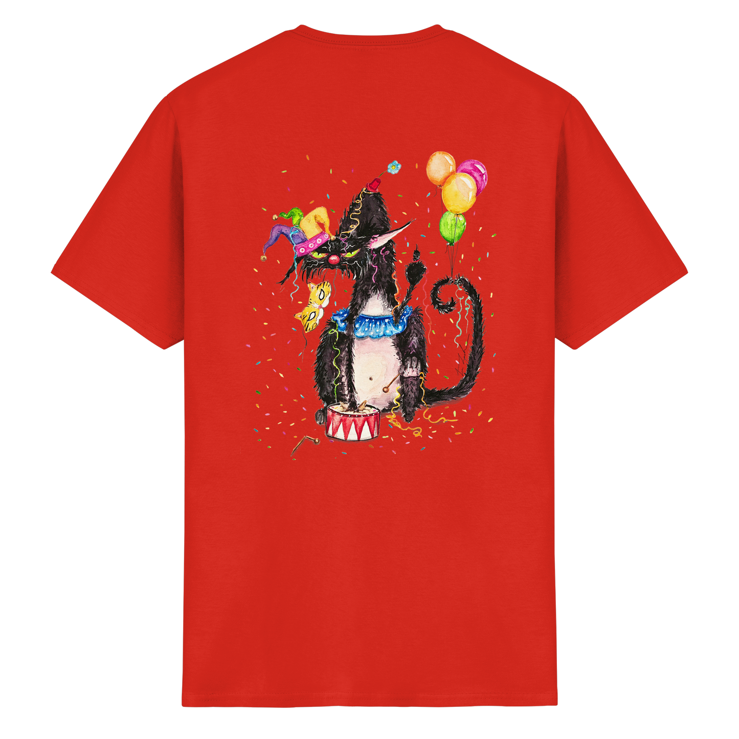 F*U-Cat- Karneval - Druck Hinten - Heavy Cotton T-Shirt