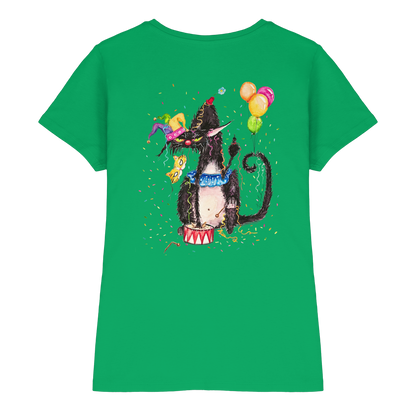 F*U-Cat- Karneval - Druck Hinten - Ladies Premium Shirt