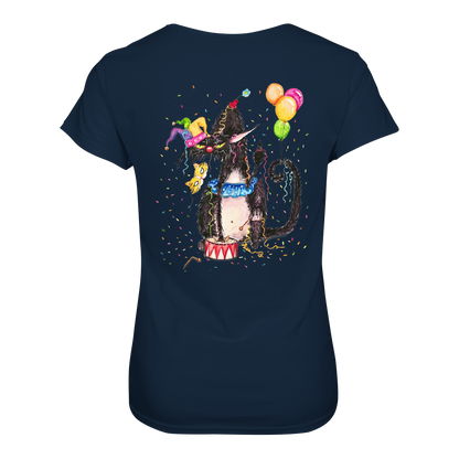 F*U-Cat- Karneval - Druck Hinten - Ladies Premium Shirt