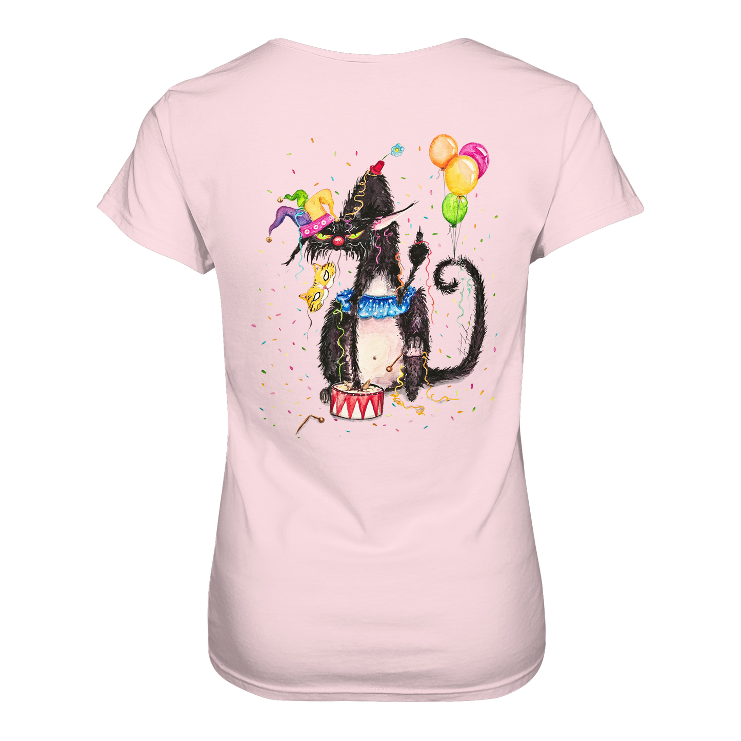 F*U-Cat- Karneval - Druck Hinten - Ladies Premium Shirt