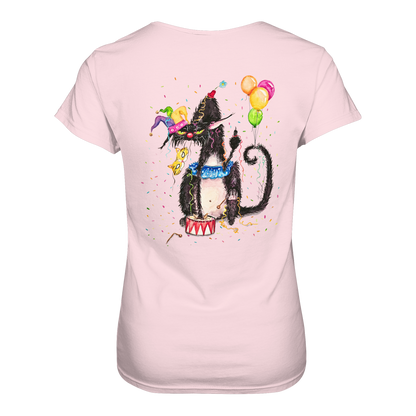 F*U-Cat- Karneval - Druck Hinten - Ladies Premium Shirt