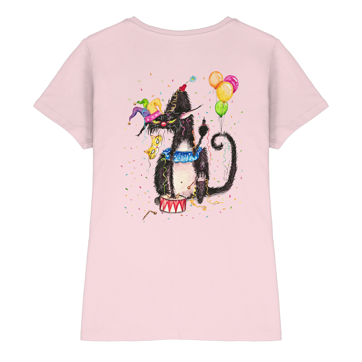 F*U-Cat- Karneval - Druck Hinten - Ladies Premium Shirt