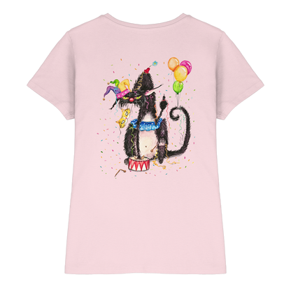 F*U-Cat- Karneval - Druck Hinten - Ladies Premium Shirt