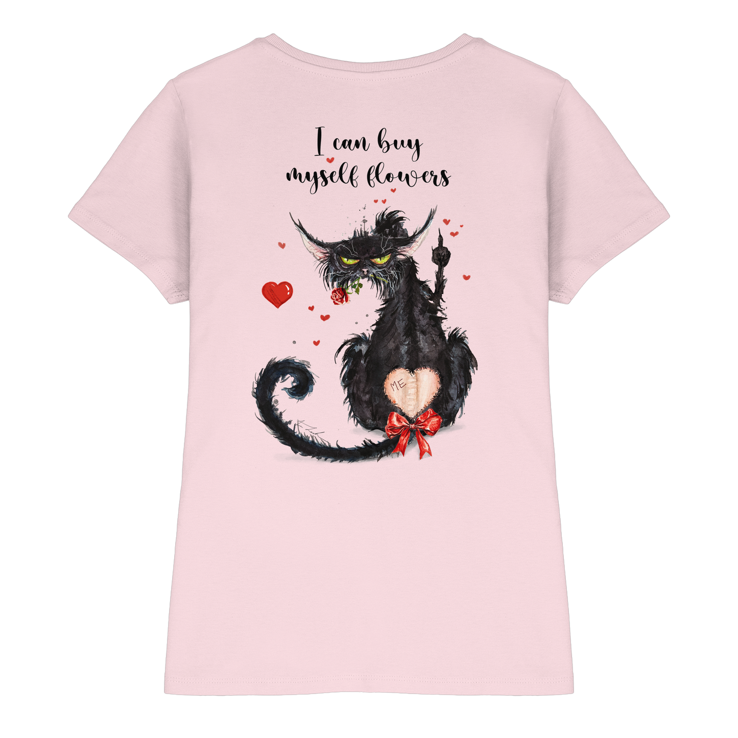 F*U-Cat- Love - Druck Hinten - Ladies Premium Shirt