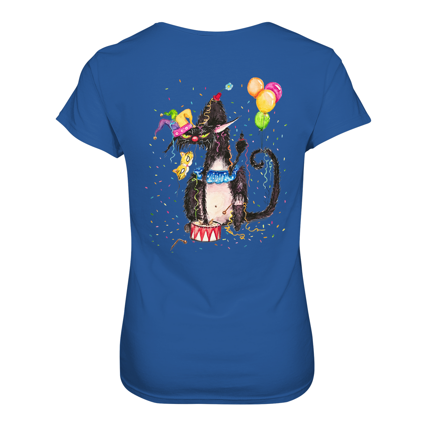 F*U-Cat- Karneval - Druck Hinten - Ladies Premium Shirt