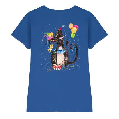 F*U-Cat- Karneval - Druck Hinten - Ladies Premium Shirt