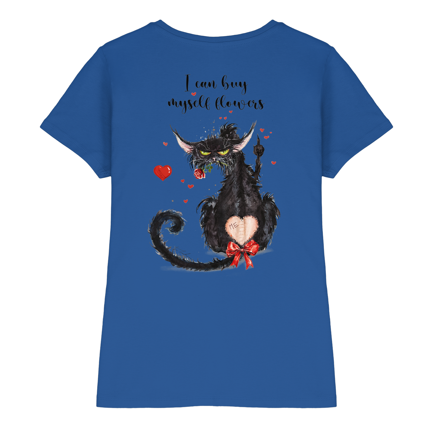 F*U-Cat- Love - Druck Hinten - Ladies Premium Shirt