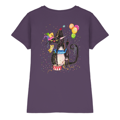 F*U-Cat- Karneval - Druck Hinten - Ladies Premium Shirt