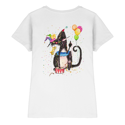 F*U-Cat- Karneval - Druck Hinten - Ladies Premium Shirt