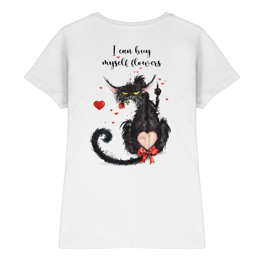 F*U-Cat- Love - Druck Hinten - Ladies Premium Shirt