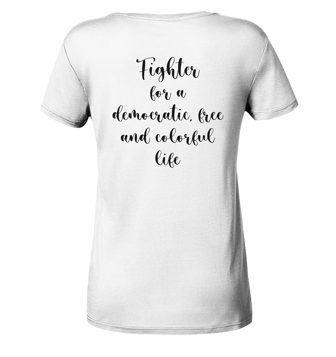 Fighter  - Ladies V-Neck Shirt