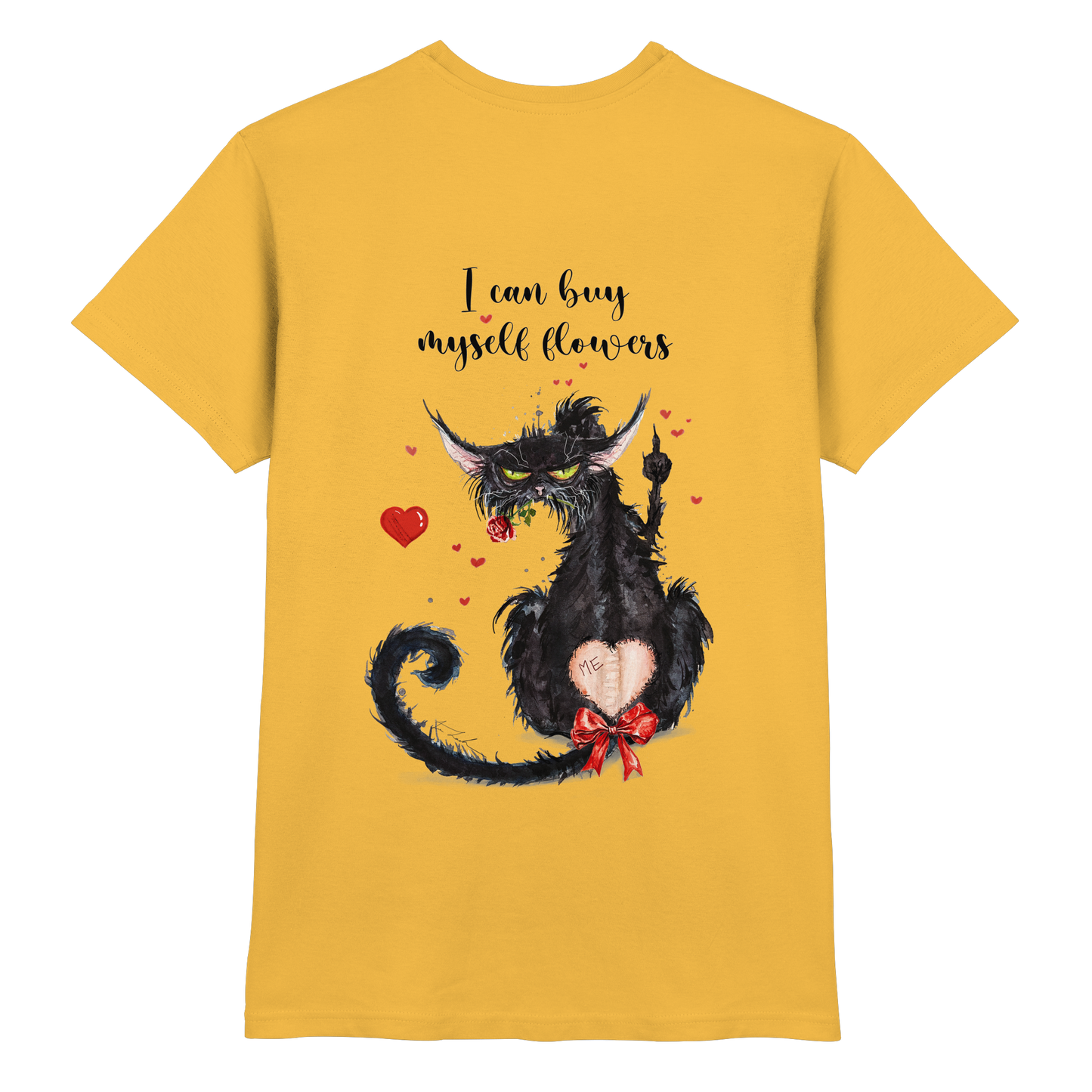 F*U-Cat- Love - Druck Hinten - Premium Shirt