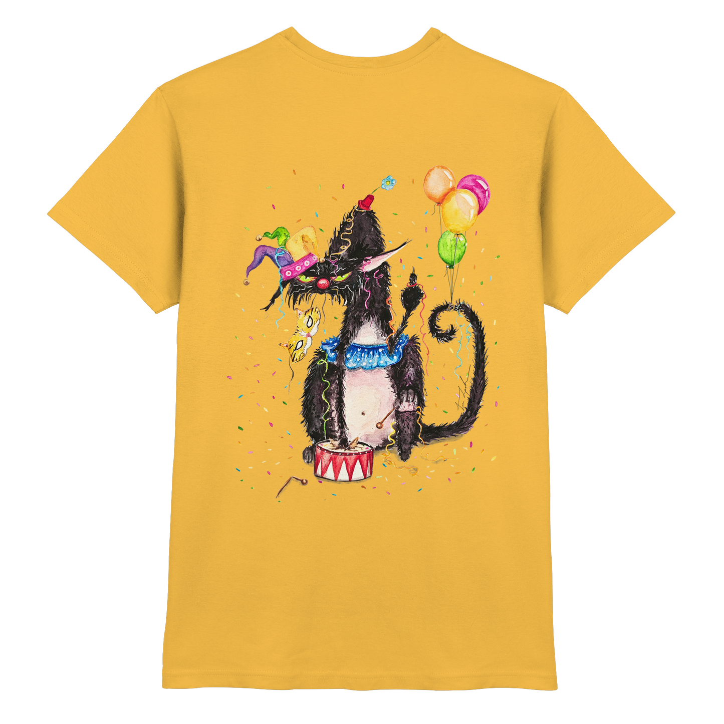F*U-Cat- Karneval - Druck Hinten - Premium Shirt