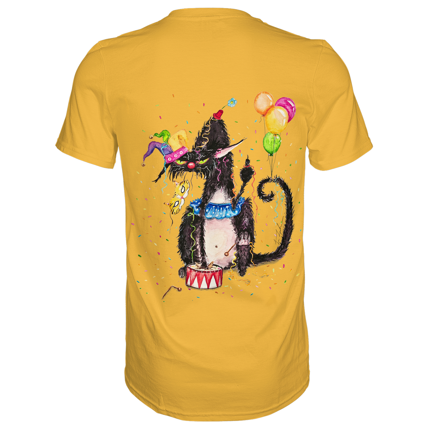 F*U-Cat- Karneval - Druck Hinten - Premium Shirt