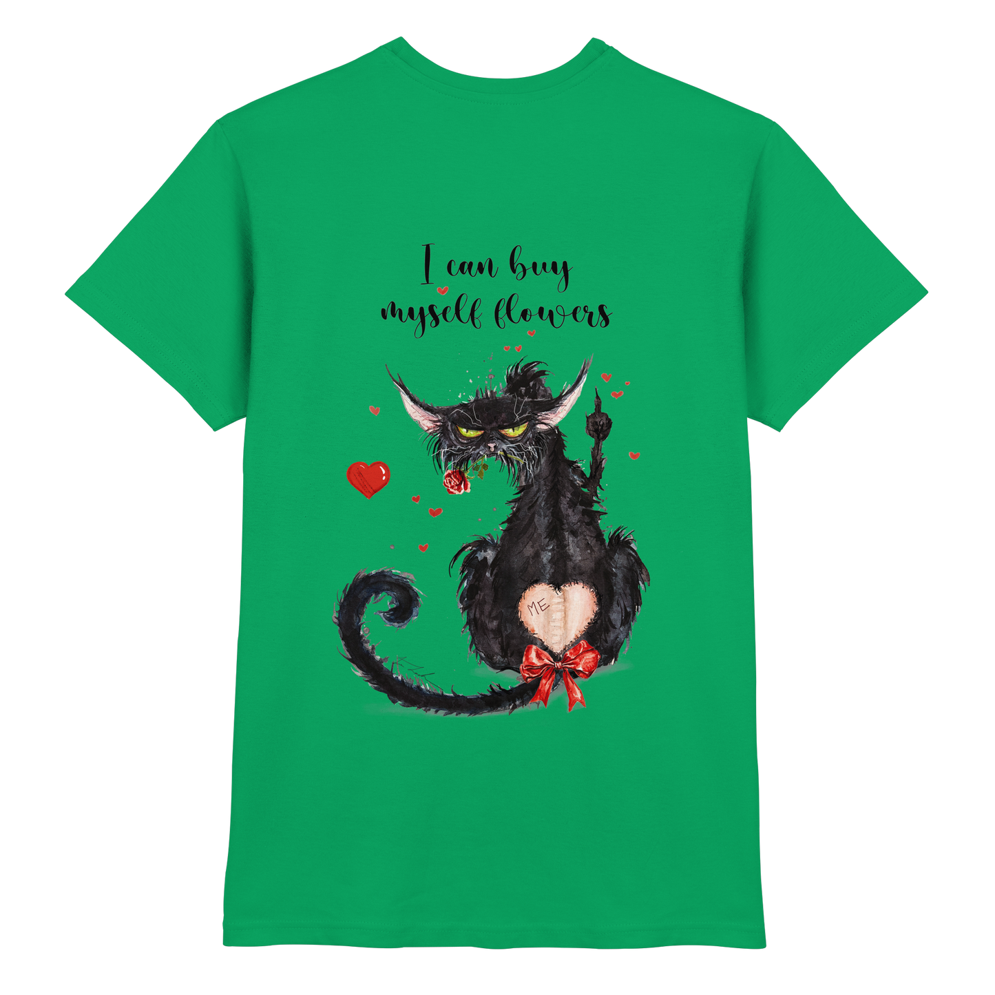 F*U-Cat- Love - Druck Hinten - Premium Shirt