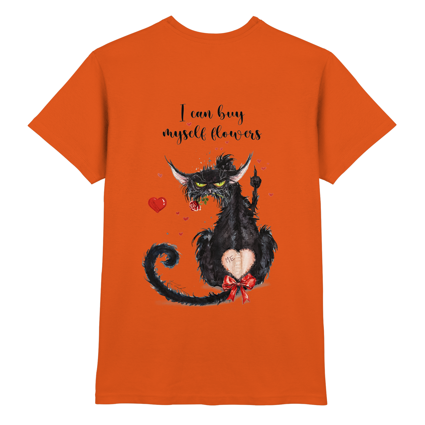 F*U-Cat- Love - Druck Hinten - Premium Shirt