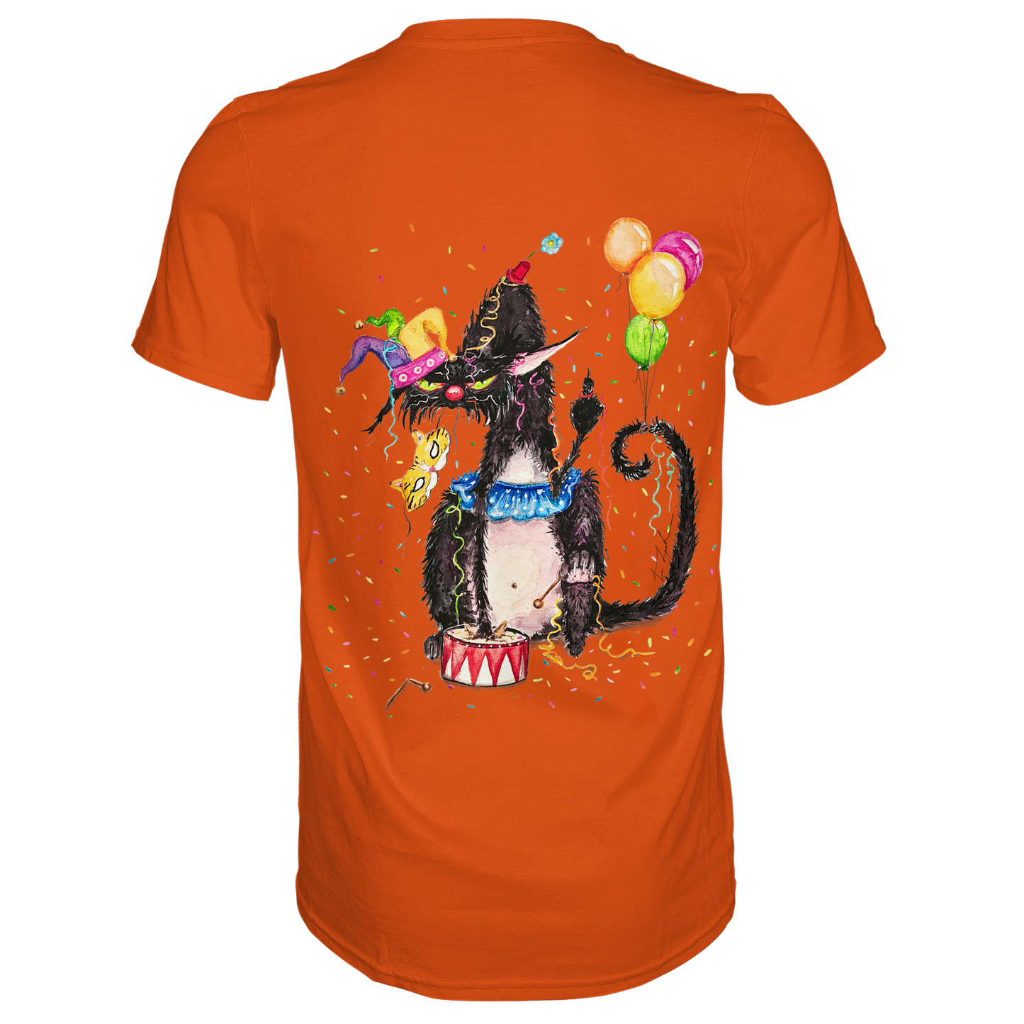F*U-Cat- Karneval - Druck Hinten - Premium Shirt