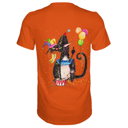 F*U-Cat- Karneval - Druck Hinten - Premium Shirt