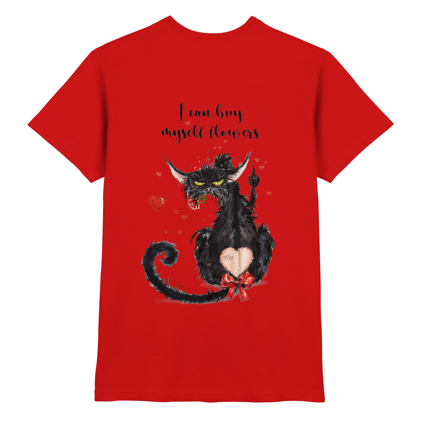 F*U-Cat- Love - Druck Hinten - Premium Shirt